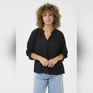 CREAM Venta Linen Blouse